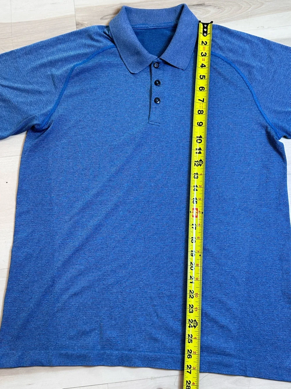 Lululemon Metal Vent Tech Polo Mens L Short Sleeve Collared Golf Gym Lightweight - Picture 2 of 10